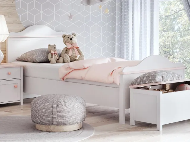 Mobistoxx LUCIA bed wit roze