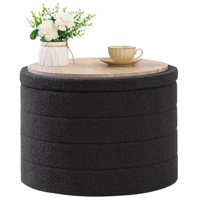 Duraxl Opbergpoef - Opvouwbaar - Grijs - 56 x 56 x 40 cm