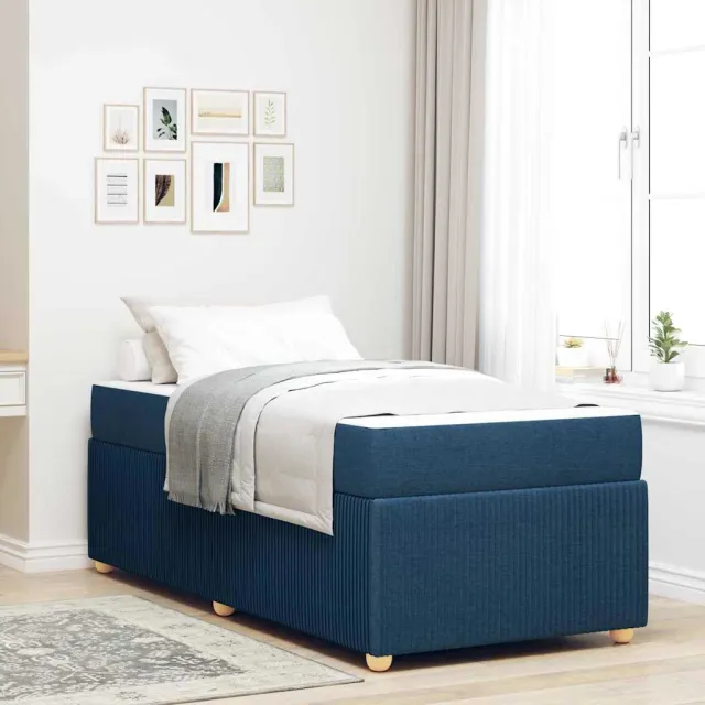 vidaXL Bedframe Blauw 80 x 200 cm Stof