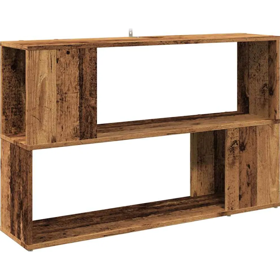 vidaXL Boekenkast 100x24x63 cm bewerkt hout oud houtkleurig bruin, foto 3
