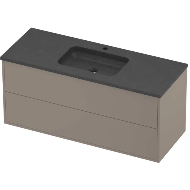 Proline Rollo Badmeubelset Hardsteen Elegant Midden 1 Gat 120x46x54 cm Blue Stone Clay Beige
