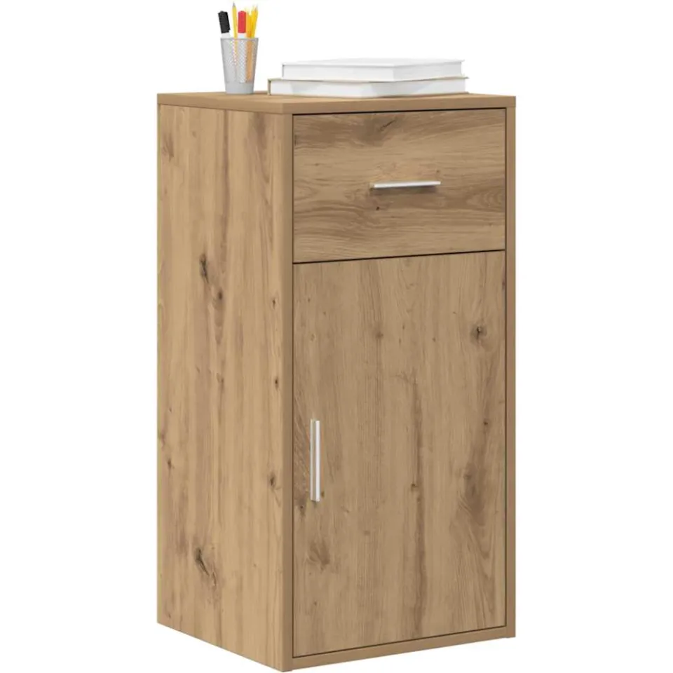 vidaXL Dressoir Artisan Eiken 38 x 34 x 75 cm Bruin