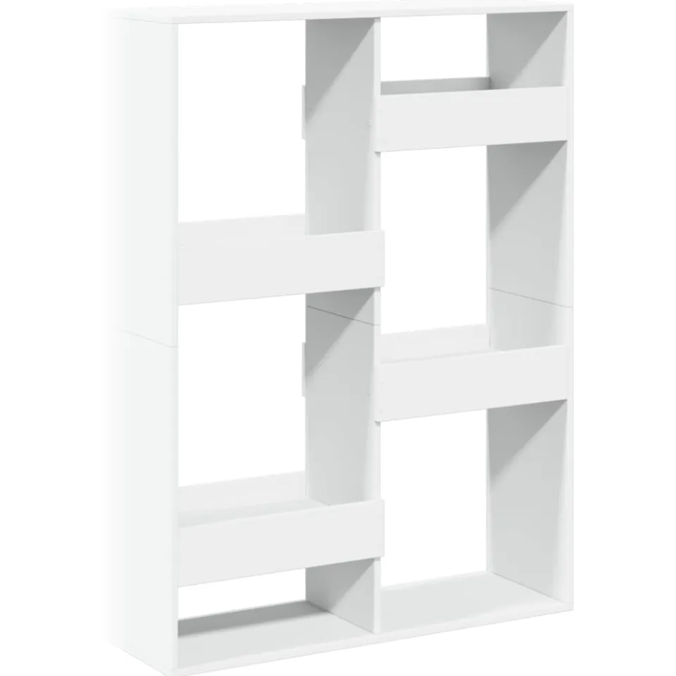 vidaXL Boekenkast 100x33x135 cm bewerkt hout wit, foto 3