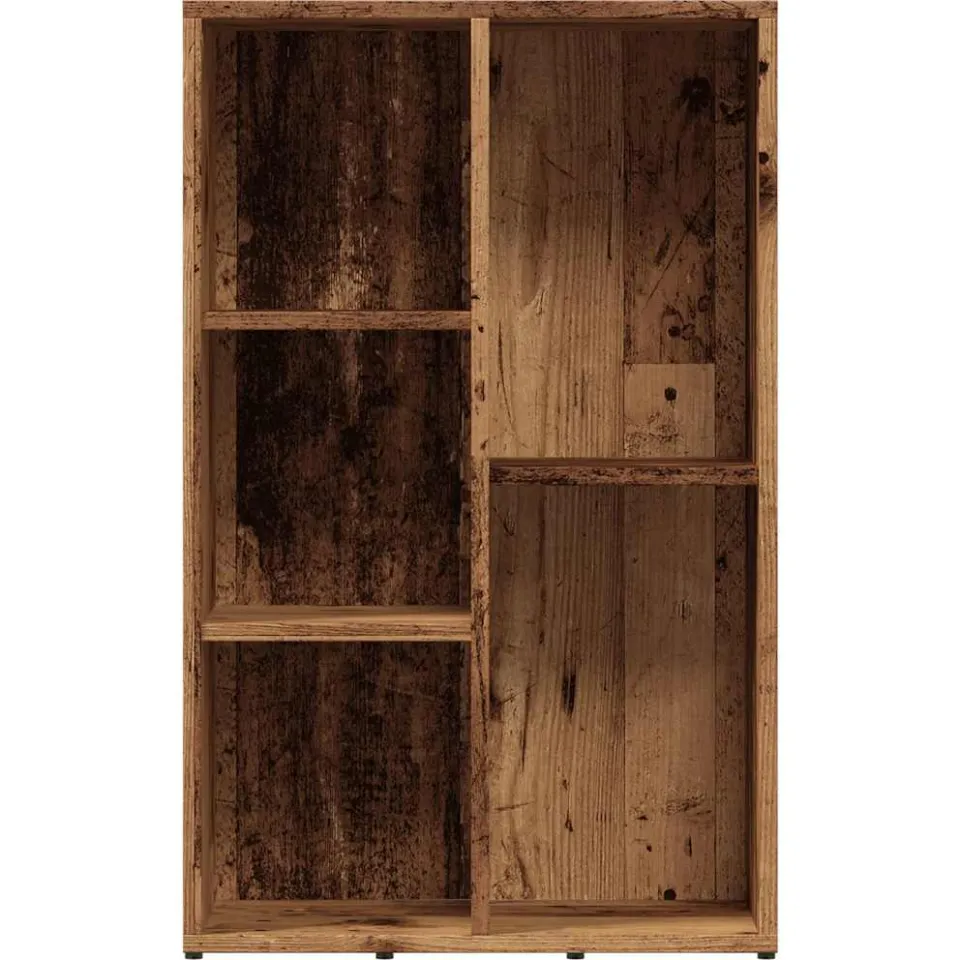 vidaXL Boekenkast 50x25x80 cm bewerkt hout oud houtkleurig bruin, foto 4
