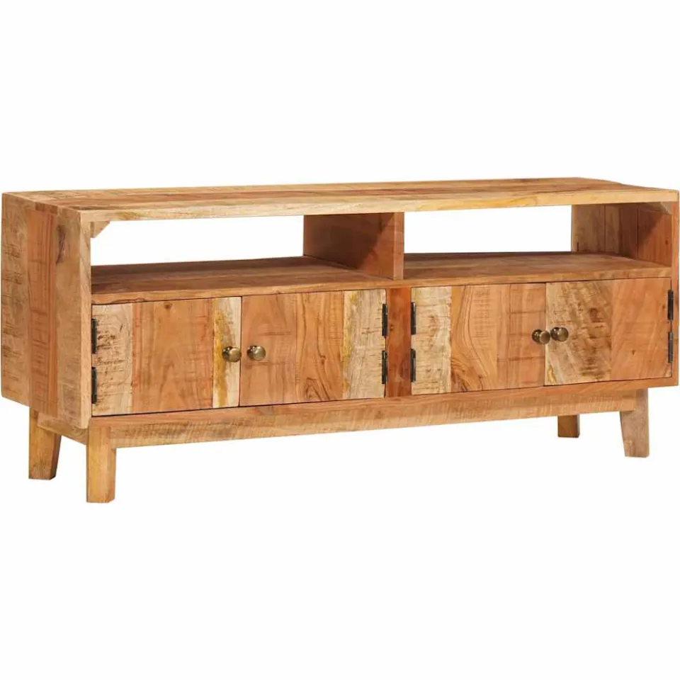 vidaXL Opslagkasten Bruin 110 x 30 x 45 cm Massief Mango Hout, foto 3