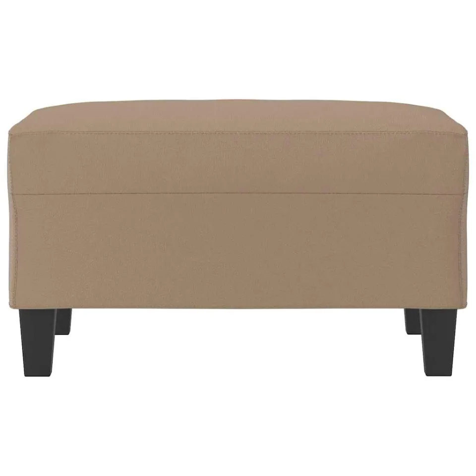 vidaXL Voetenbank 70x55x41 cm kunstleer cappuccino Bruin