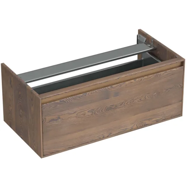 Forzalaqua Onderkast Forzalaqua Reno 100x51x40 Cm 1 La Softclose Eiken Havanna Bruin