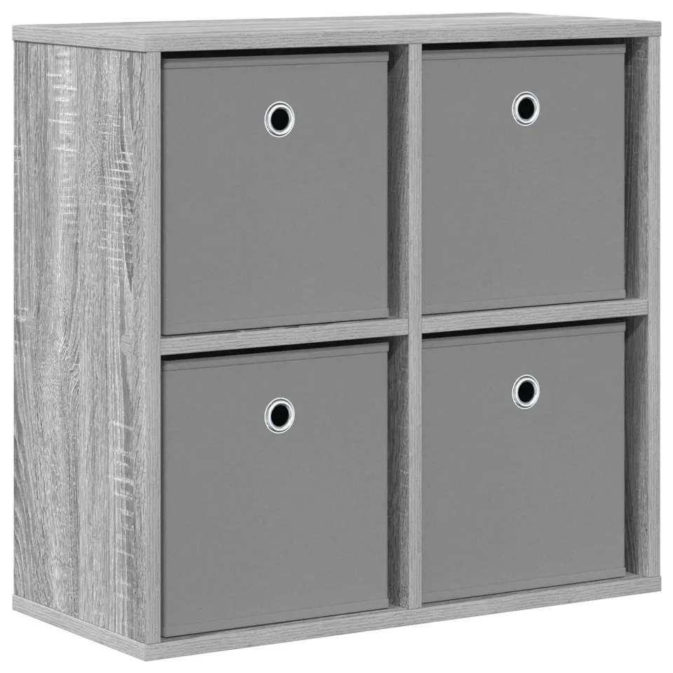 vidaXL Dressoir Grijs Sonoma 59,5 x 27 x 57 cm, foto 3