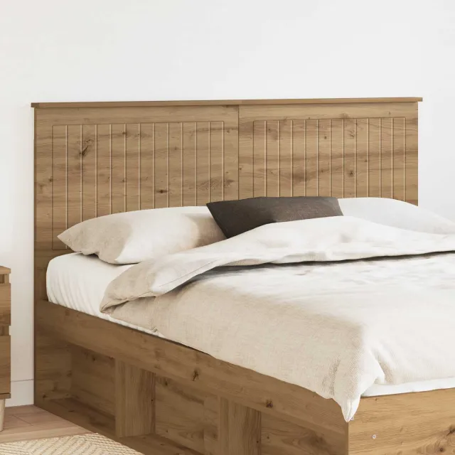 vidaXL Hoofdbord Artisan Eiken Bewerkt hout Bruin