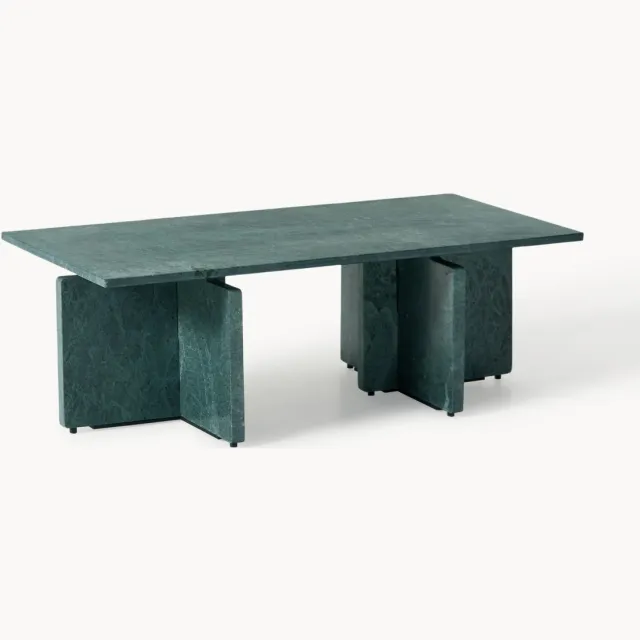 Westwing Collection Salontafel Marisa van marmer Groen