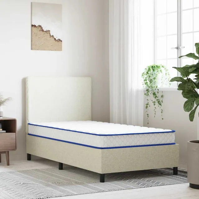 vidaXL Matras traagschuim 200x90x17 cm Zacht Wit