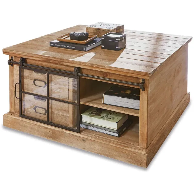 Loberon Salontafel Finegand antiekbruin