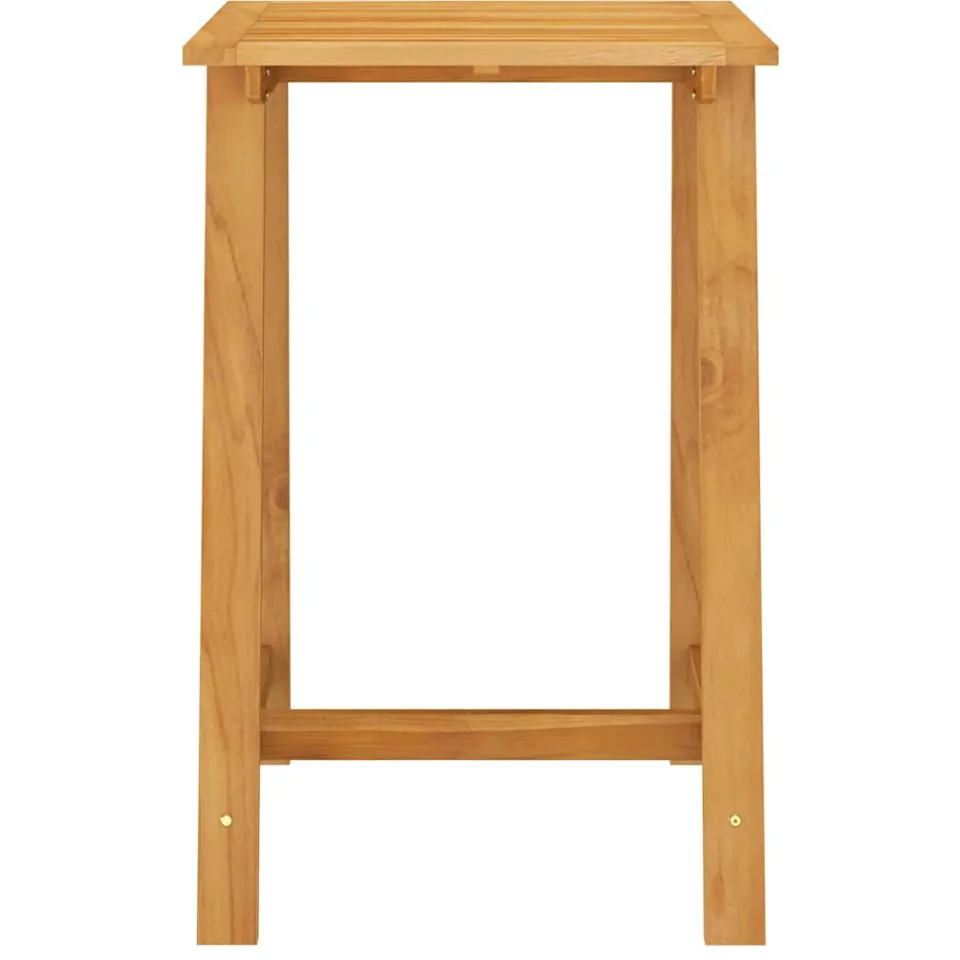 vidaXL Tuinbartafel 70x70x104 cm massief acaciahout bruin, foto 2