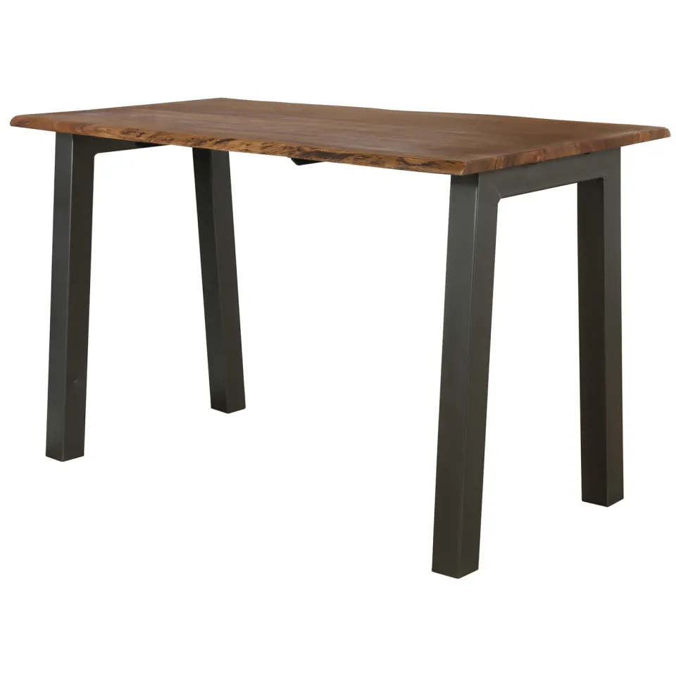 LifestyleFurn Industriele Boomstam Bartafel 'Judge' 147 x 80cm Massief acacia naturel