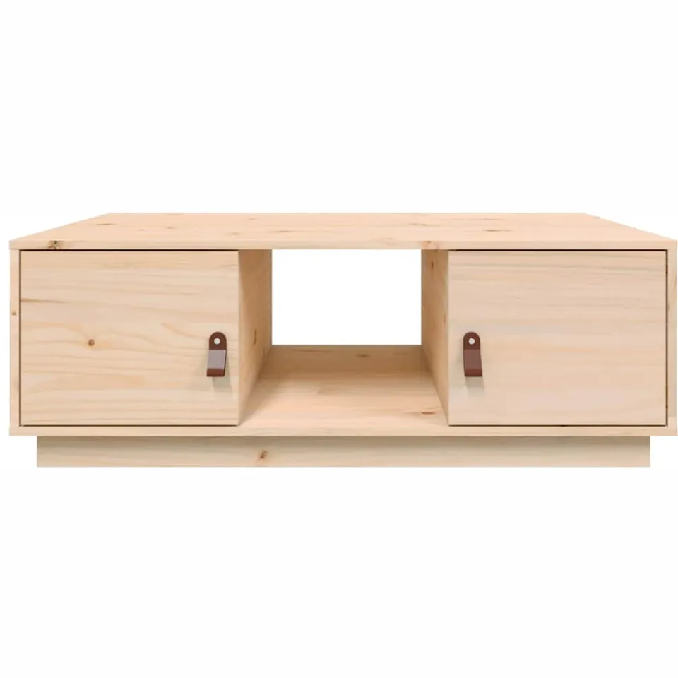 vidaXL Salontafel 100x50x35 cm massief grenenhout bruin, foto 4