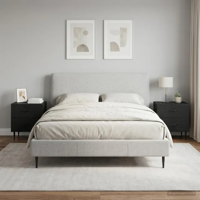 vidaXL Nachtkastje 2 st Zwart 43 x 34,5 x 47,5 cm Bewerkt hout