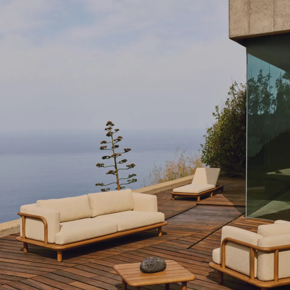 Kave Home Turqueta fauteuil teakhout teak, foto 8