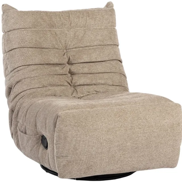 Starfurn Relaxfauteuil Zen - Taupe - Draaibaar - 97x78x90cm