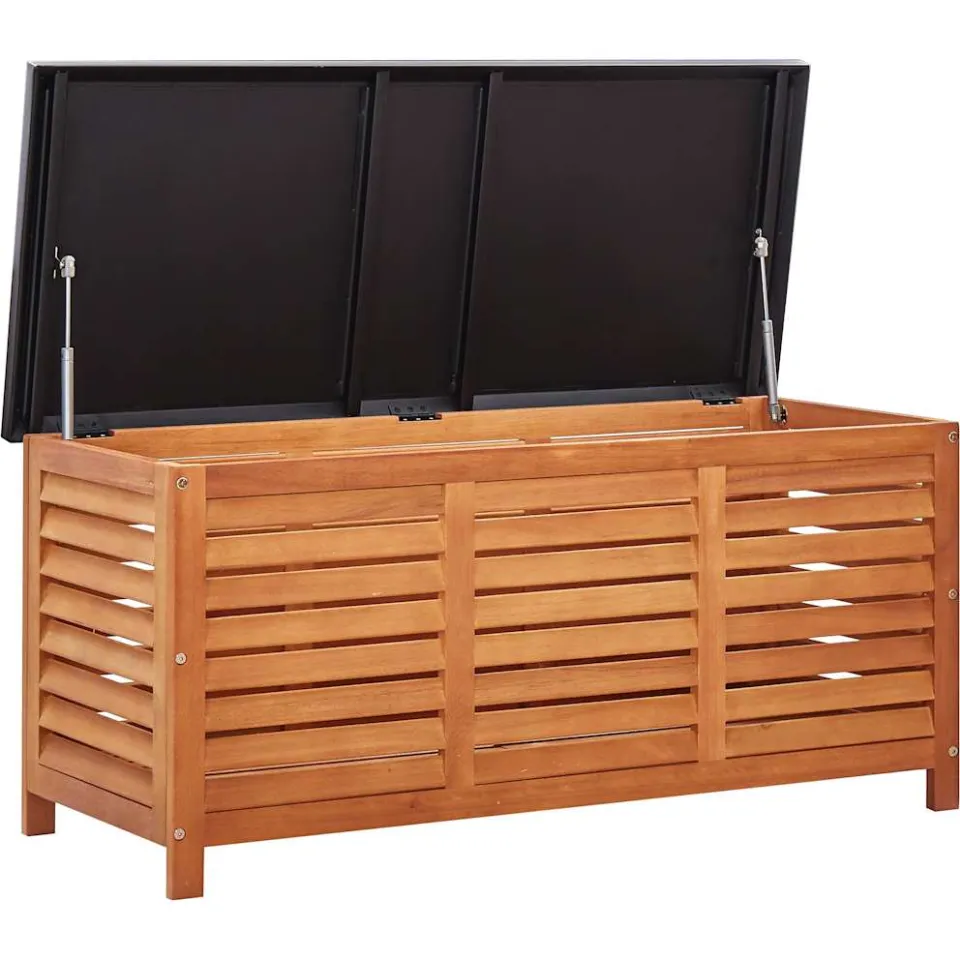 vidaXL Tuinbox 117x50x55 cm massief eucalyptushout bruin, foto 4