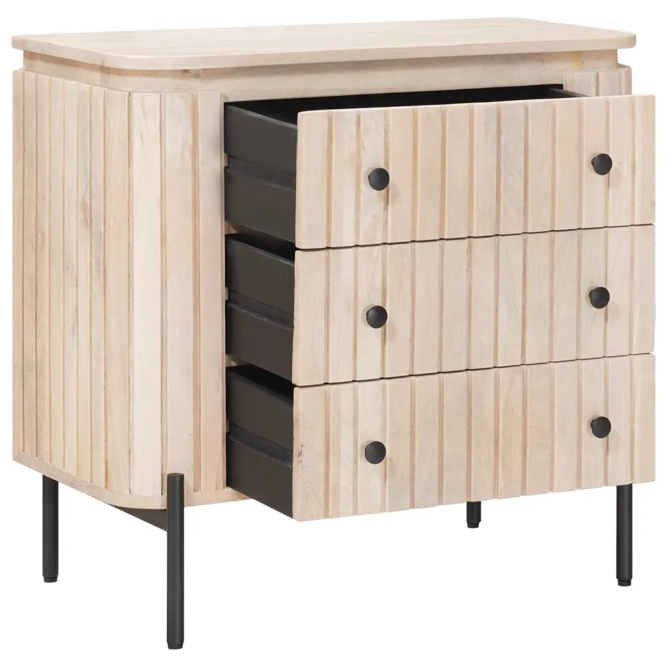 vidaXL Ladenkast met lade 70 x 30 x 65 cm bruin, foto 2
