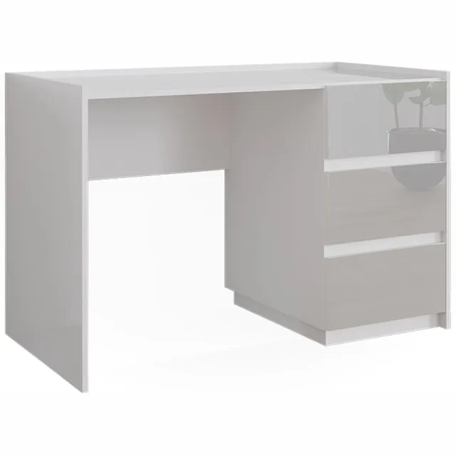 Vicco Kaptafel Marla, Wit Hoogglans, 120 cm zonder spiegel