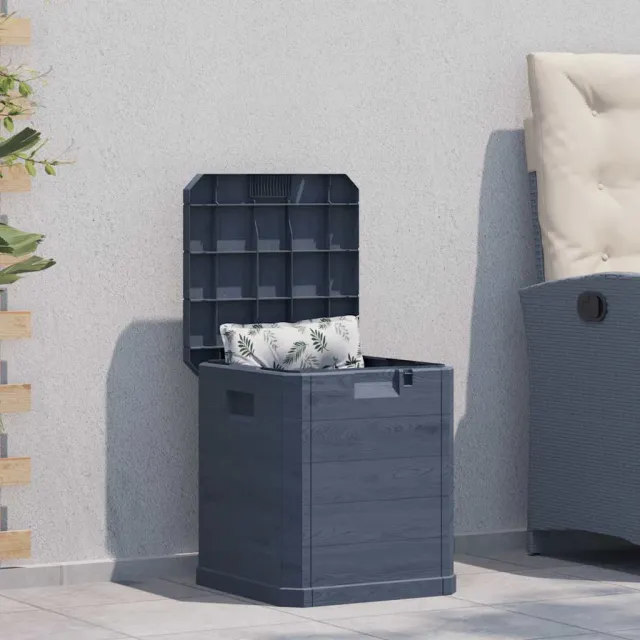 vidaXL Opbergbox 90 L antraciet, foto 2
