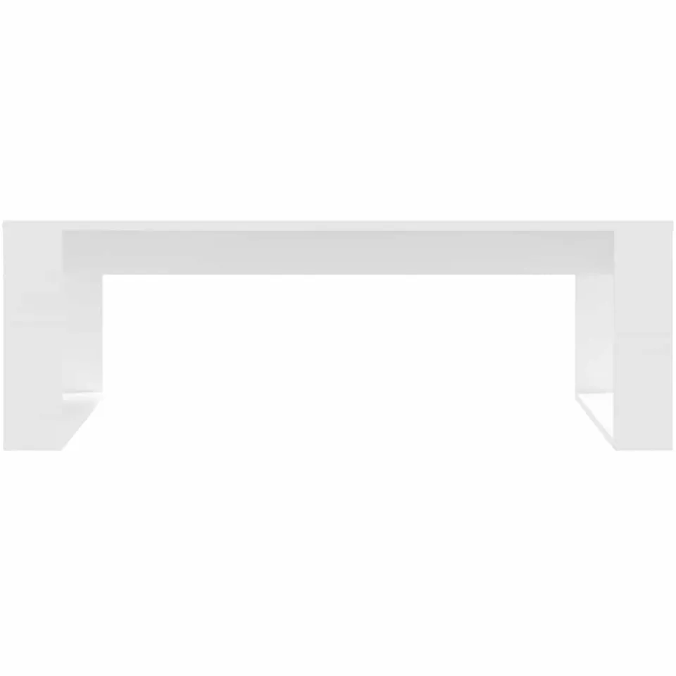 vidaXL Salontafel 102x50x35 cm bewerkt hout wit