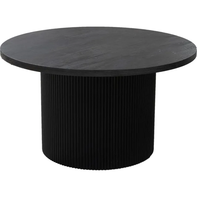House Nordic Salontafel Boavista Walnoot Ø80x45cm Donkerbruin