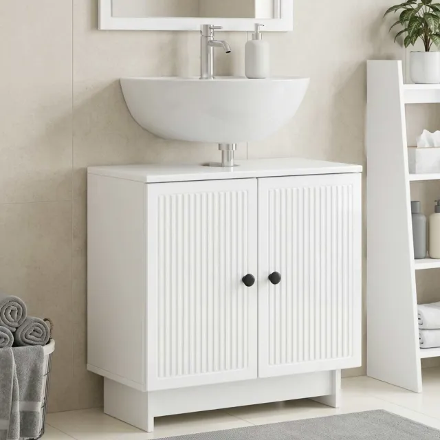 vidaXL Badkamer wastafelkast EDE Hoogglans Wit 59,5 x 31,5 x 59 cm, foto 2