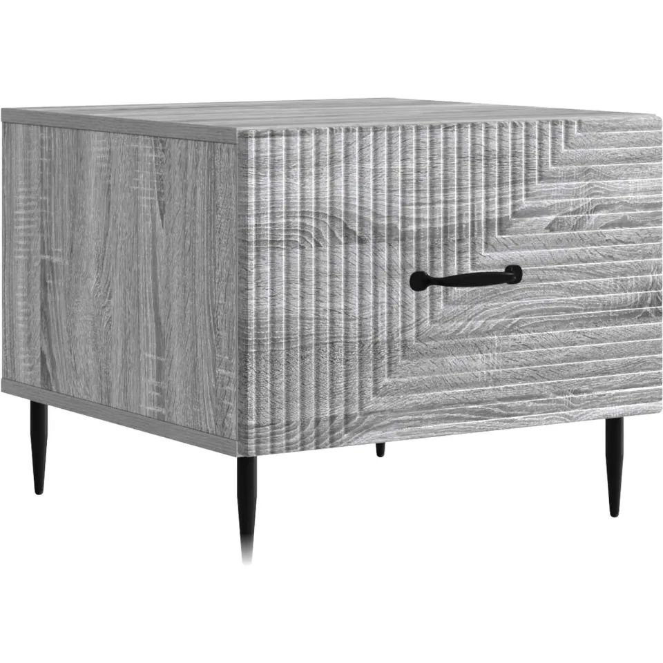 vidaXL Salontafel met lade Grijs sonoma 49 x 50 x 40 cm Bewerkt hout