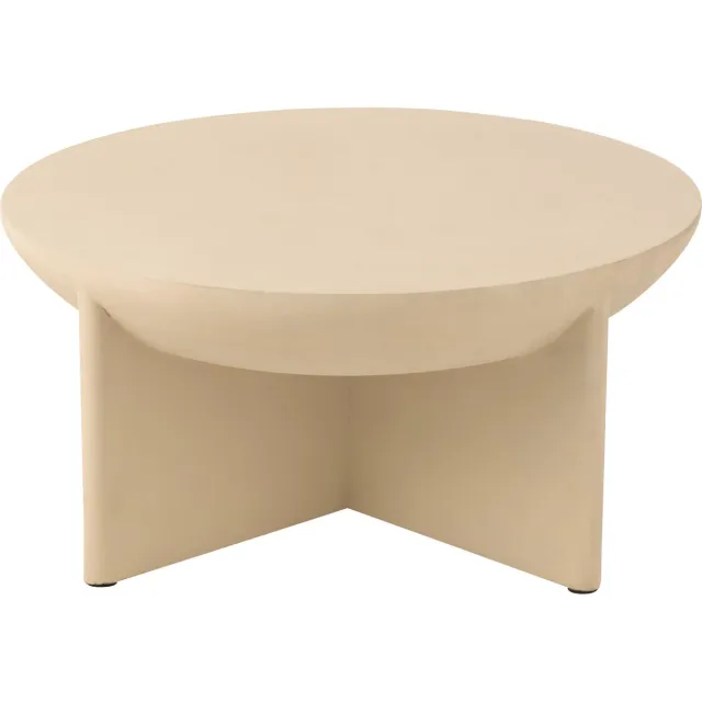 J-Line salontafel Halfy - mangohout - wit