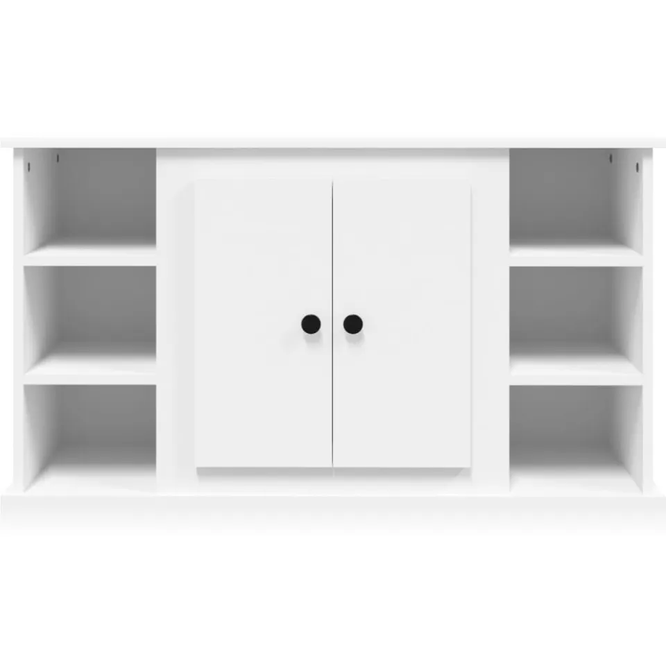 vidaXL Dressoir 100x35,5x60 cm bewerkt hout wit, foto 4