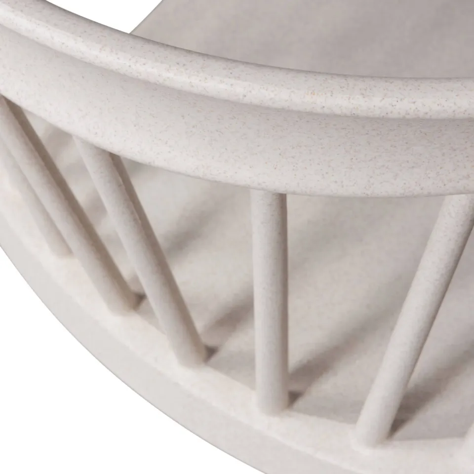 WOOOD Bliss Tuinstoelen - Kunststof - Jadegroen - Set van 2 off white melange, foto 6