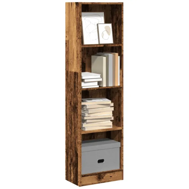 vidaXL Boekenkast 40x24x143 cm bewerkt hout oud houtkleurig Bruin