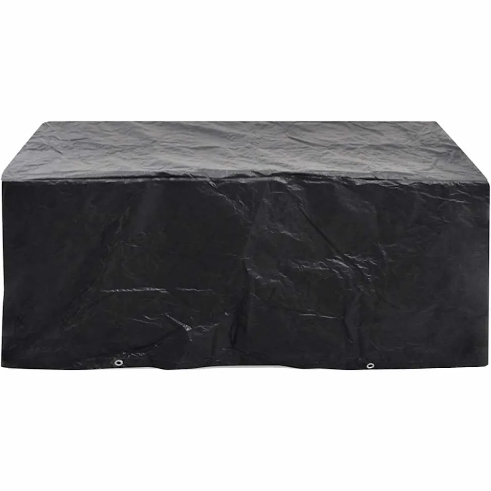 vidaXL Tuinmeubelhoezen 2 st 8 ogen 242x162x100 cm zwart, foto 2