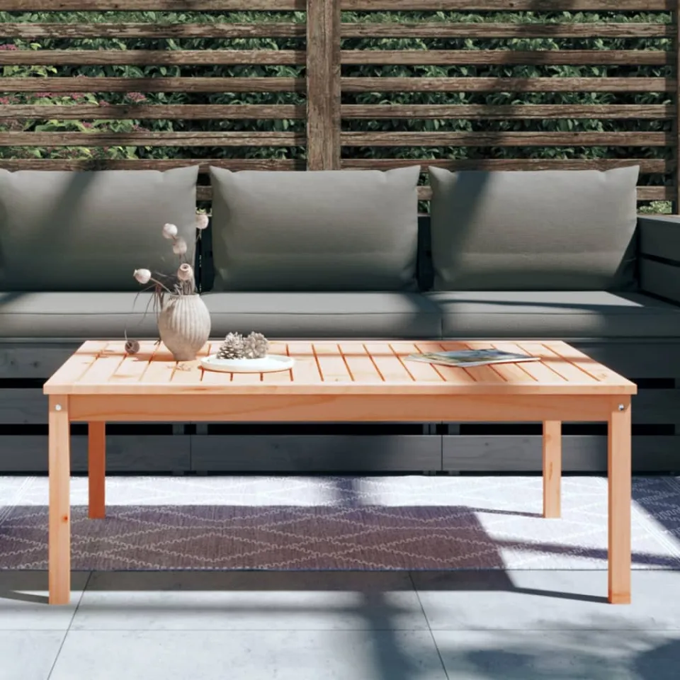 vidaXL Tuintafel 121x82,5x45 cm massief douglashout bruin, foto 3