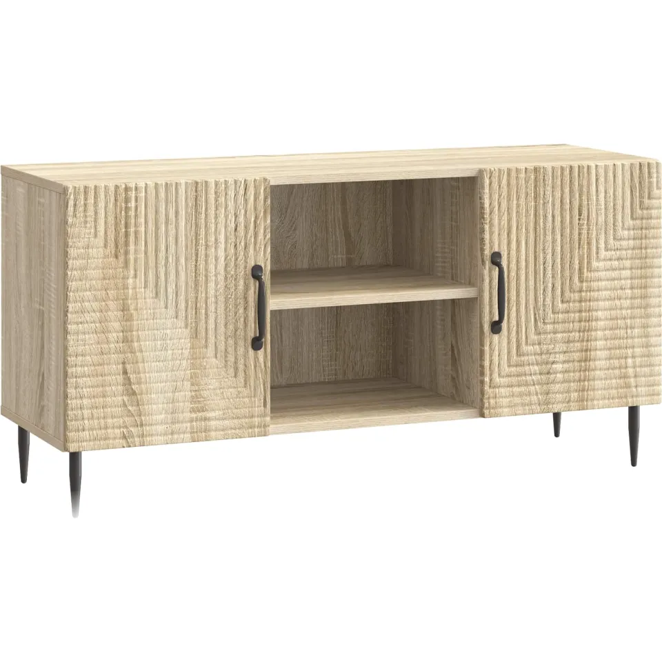 vidaXL TV-kast Sonoma Eiken 102 x 34,5 x 50 cm Bewerkt hout, foto 3