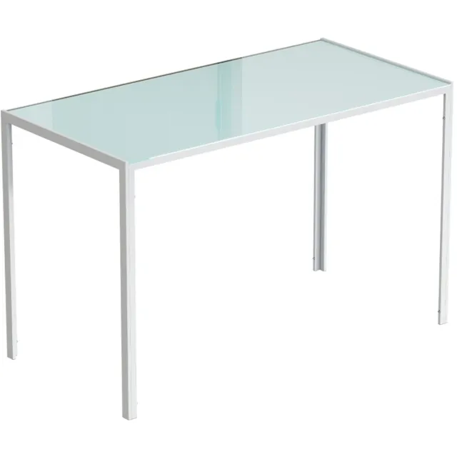 ZYLARO Eettafel - Keukentafel - Grote Tafel - Modern Design - 120 x 60 x 75 cm - Wit