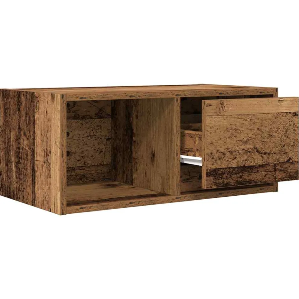 vidaXL Tv-meubels 2 st 60x31x25,5 cm bewerkt hout oud houtkleurig bruin, foto 4