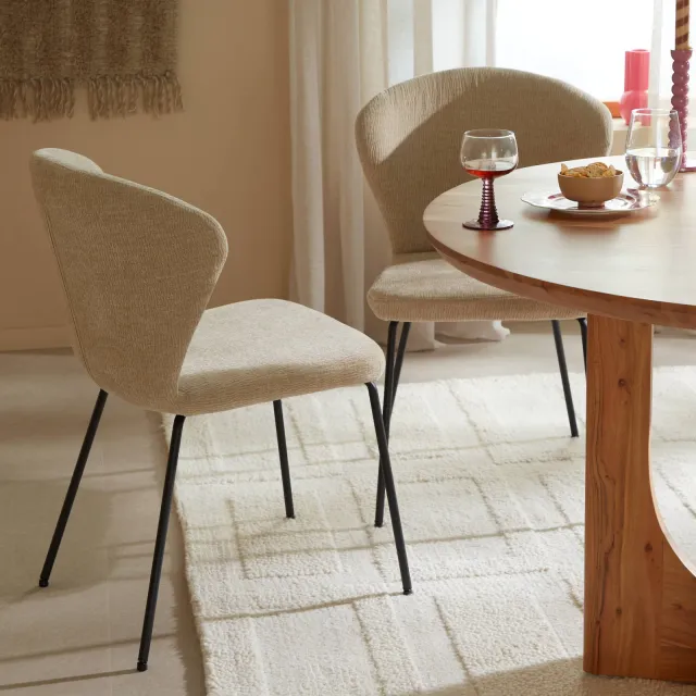 NOUS Living eetkamerstoel City beige, foto 2