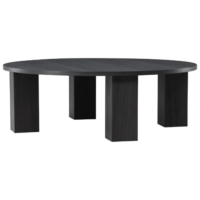 Nest of Nora Ronde salontafel Edda - 120 cm - MDF - Zwart