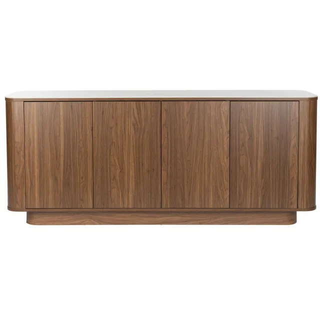 Housecraft Living Almira hoog dressoir walnoot Bruin