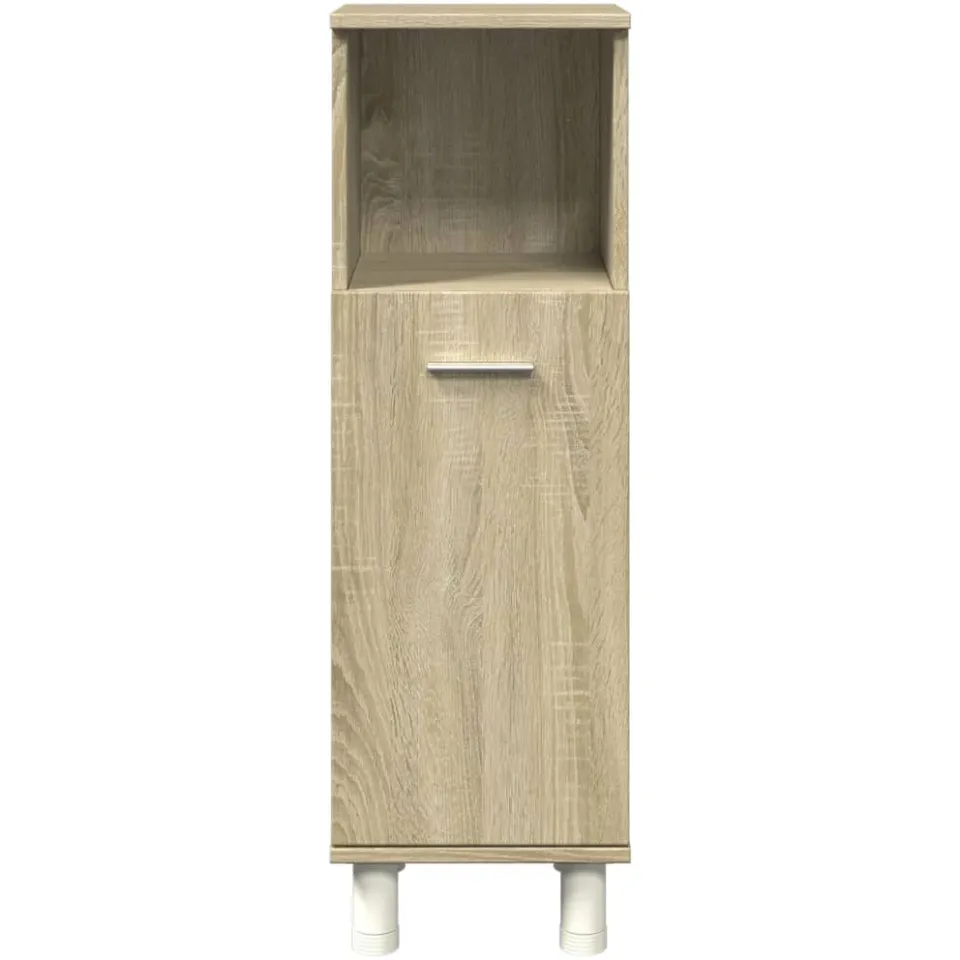 vidaXL Badkamerkast 30,5x30x95 cm bewerkt hout sonoma eikenkleurig, foto 4