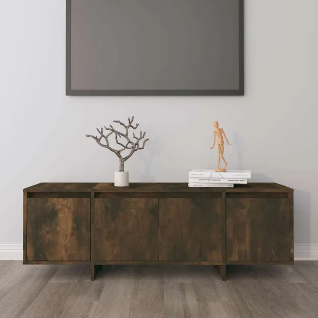 vidaXL Tv-meubel 120x30x40,5 cm bewerkt hout gerookt eikenkleurig, foto 2