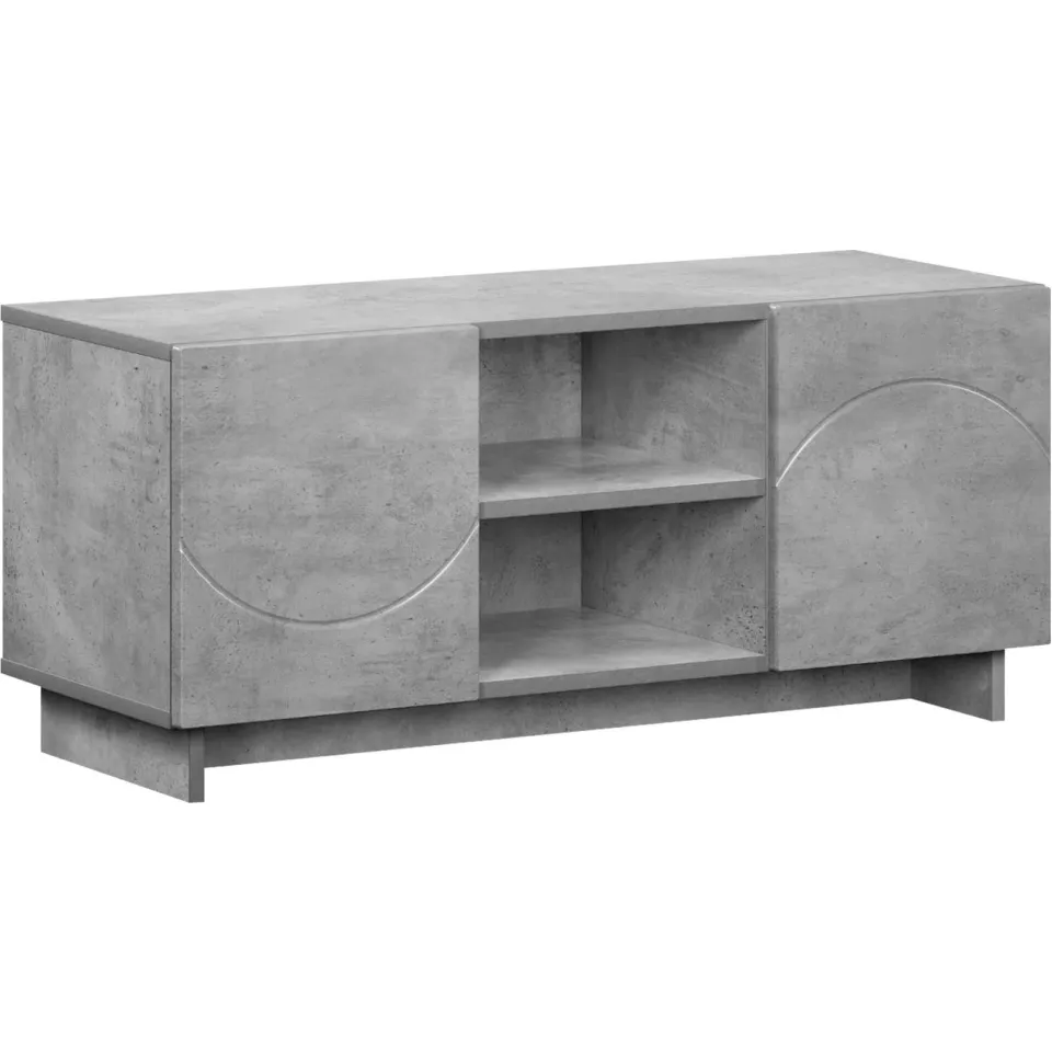 vidaXL TV-standaard 90 x 34,5 x 40 cm Betongrijs Bewerkt hout grijs, foto 3