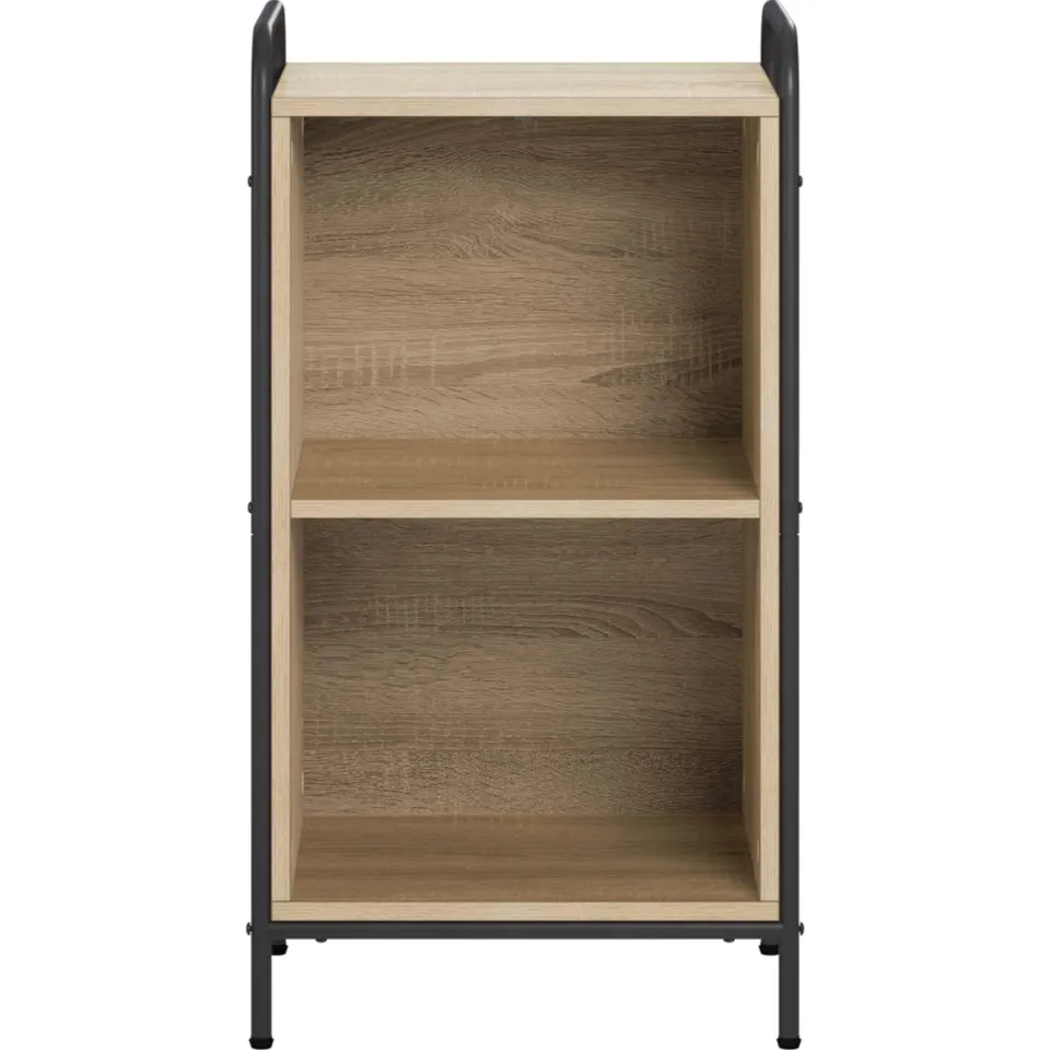 vidaXL Boekenkast 55,5 x 33 x 174 cm Bewerkt hout Sonoma Eiken Bruin