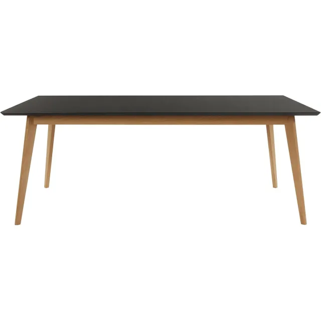 Notio Living Vista|Eettafel 200 cm in Zwart Eiken