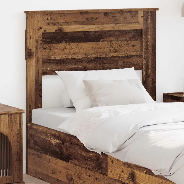 vidaXL Hoofdbord Oud Hout Bewerkt hout Bruin