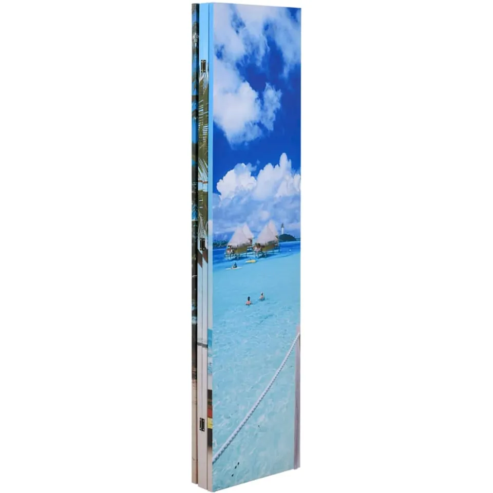 vidaXL Kamerscherm inklapbaar strand 160x170 cm meerkleurig, foto 3