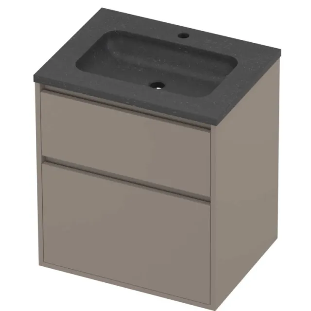 Proline Rollo Badmeubelset Hardsteen Elegant 1 Gat 60x46x67 cm Blue Stone Clay Beige